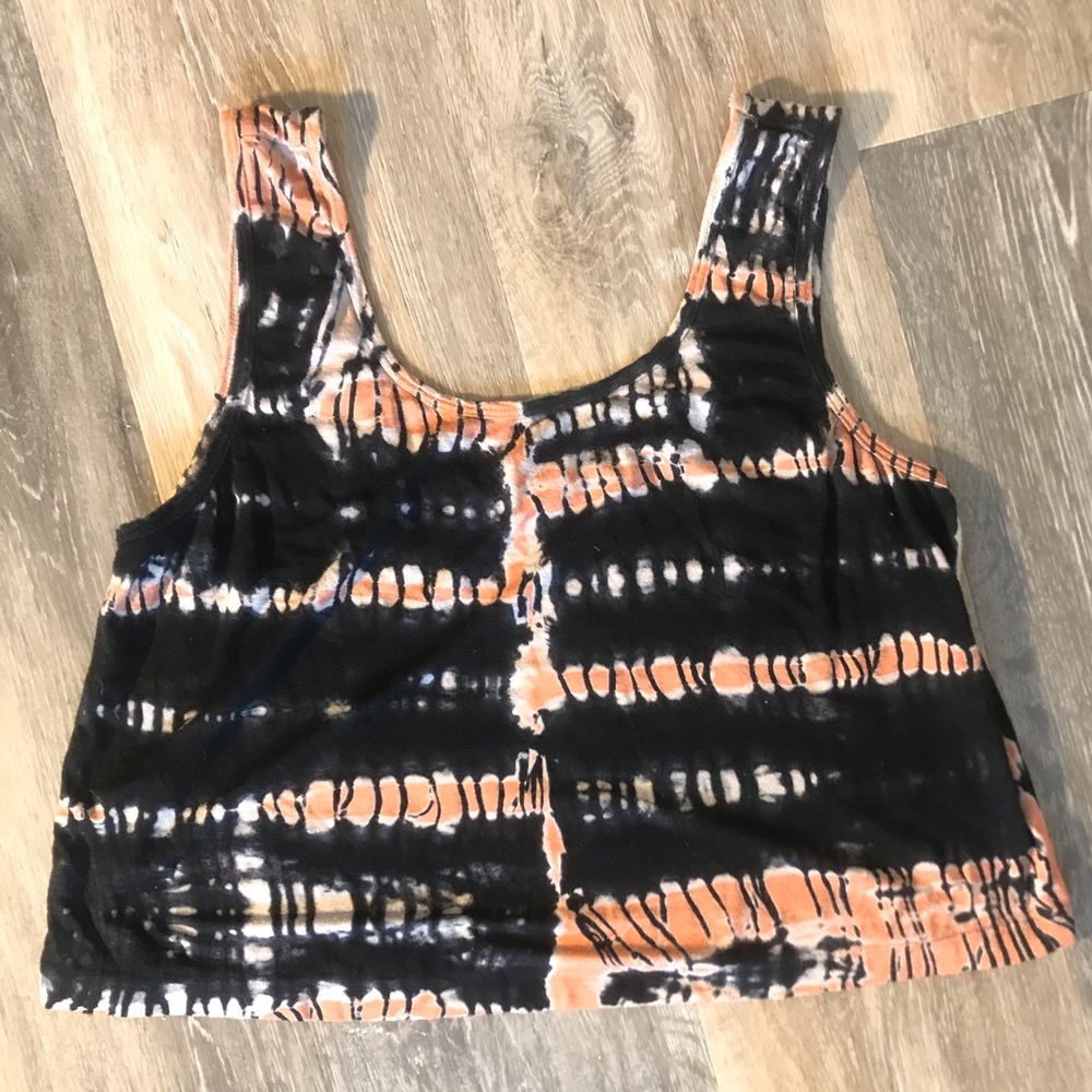 Gypsy 05 | Tie Dye Cropped Tank Top - Size S